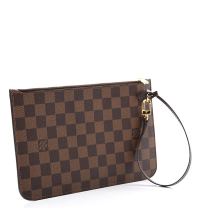 Louis Vuitton Damier Ebene Neverfull MM GM Pochette 2 of 7