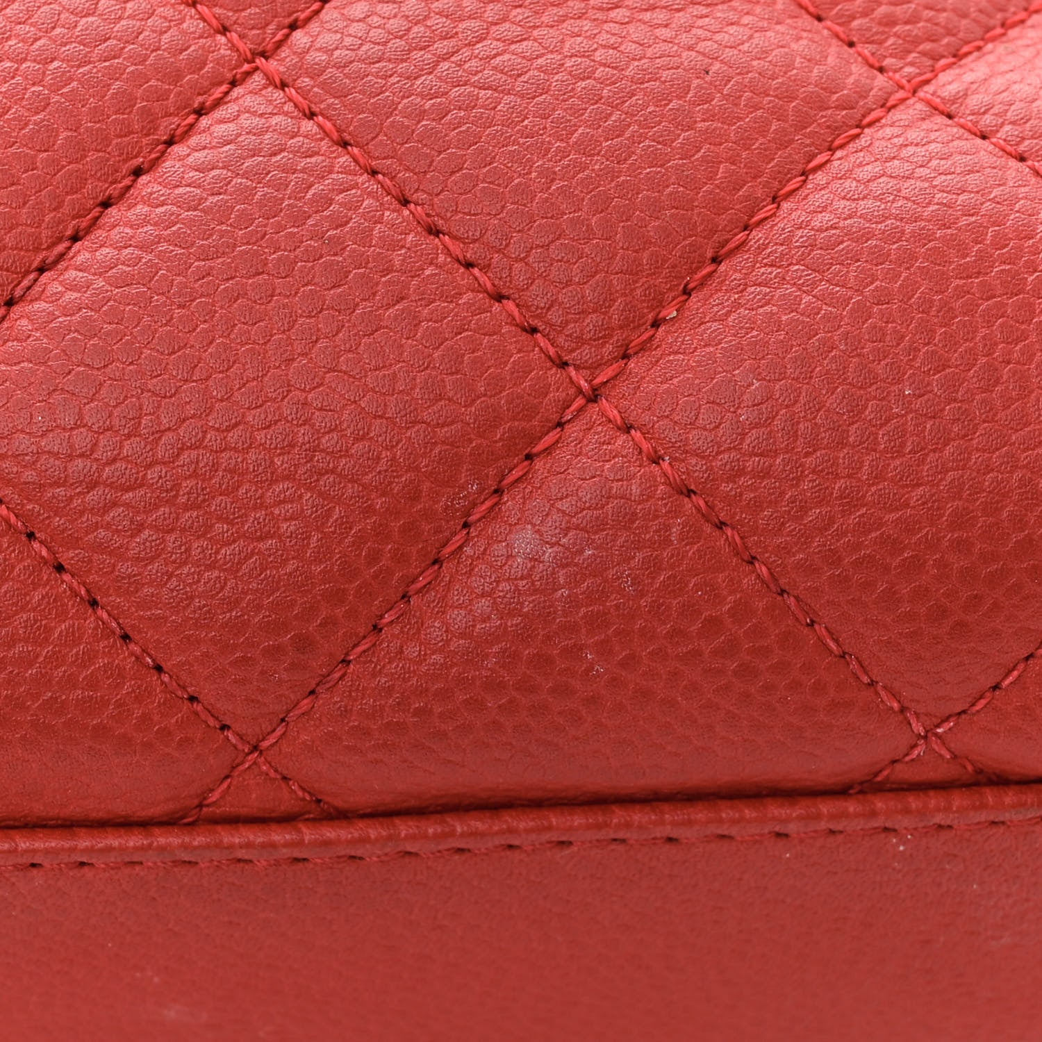 Chanel Caviar Quilted Timeless Accordion Flap Red 14 of 15