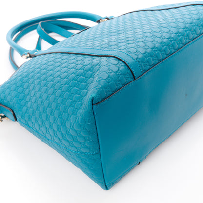 Gucci Soft Microguccissima Dome Satchel Deep Cobalt 11 of 13