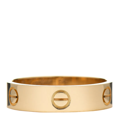 Cartier 18K Yellow Gold 5.5mm LOVE Ring 64 10.75 1 of 4