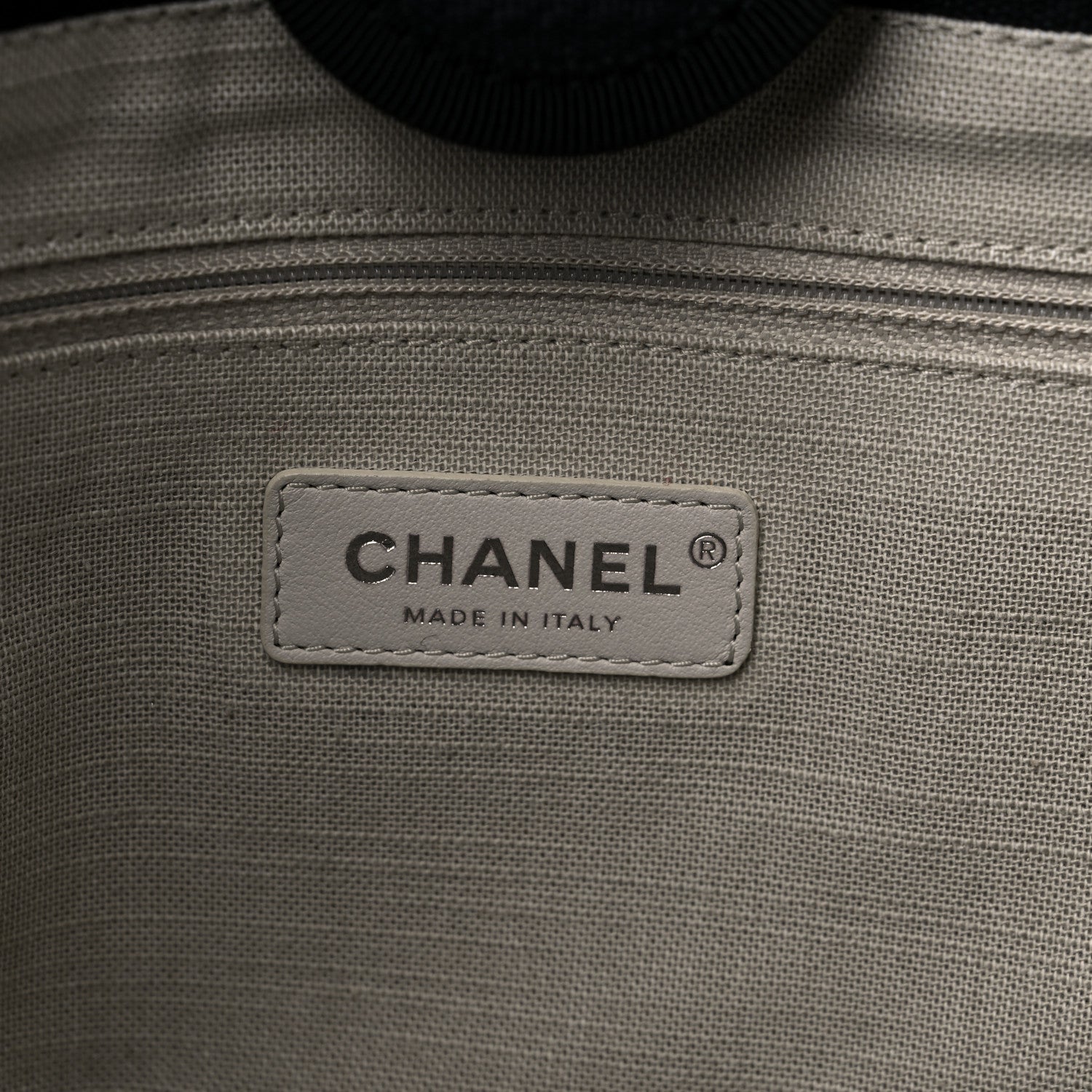 Chanel Mixed Fibers Medium Deauville Tote Black 7 of 14