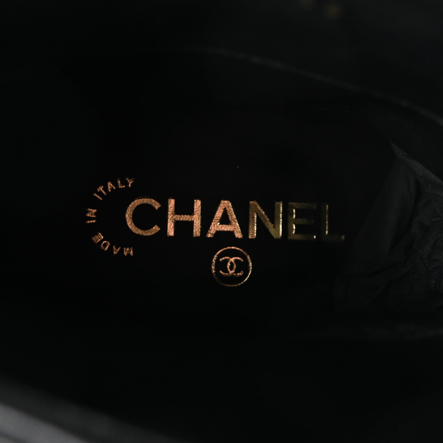 Chanel Shearling Lambskin Calfskin Patent Bow Short Boots 36 Black 8 of 10