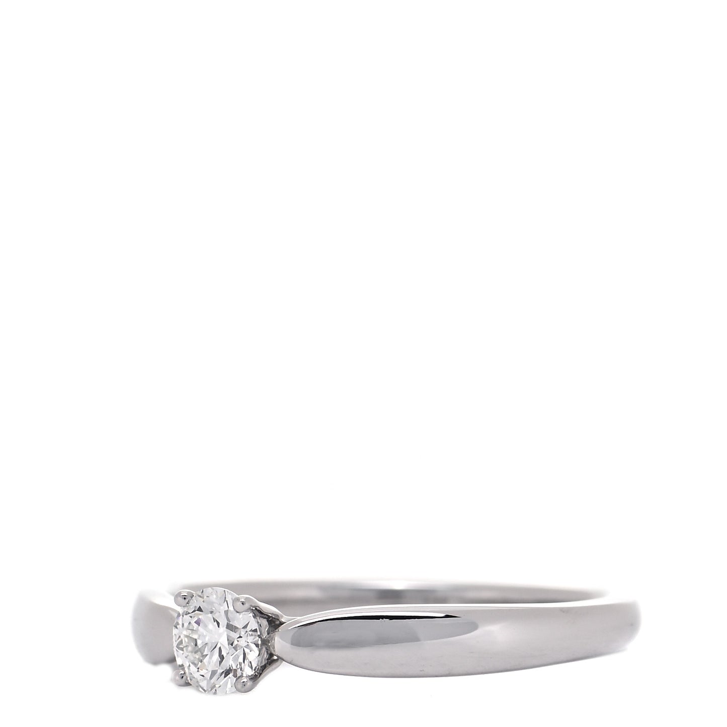 Platinum Diamond .25ct Harmony Solitaire Engagement Ring 52 6