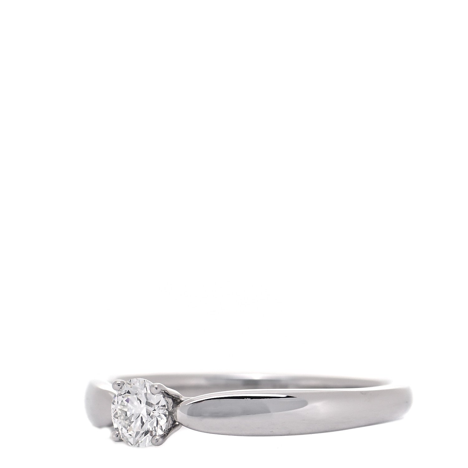 Tiffany Platinum Diamond .25ct Harmony Solitaire Engagement Ring 52 6 4 of 7