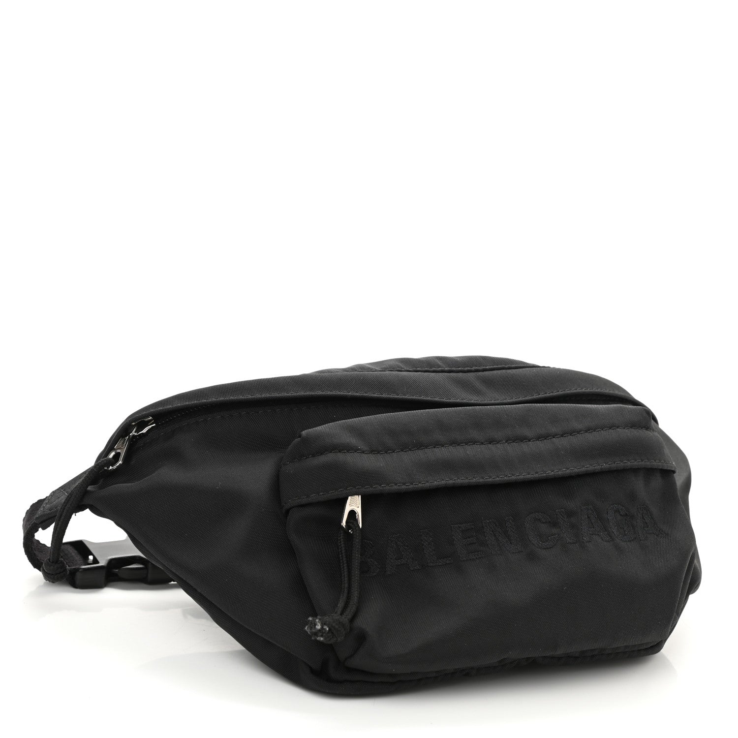 Balenciaga Nylon Wheel Logo Belt Bag Black 3 of 7