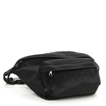 Balenciaga Nylon Wheel Logo Belt Bag Black 3 of 7