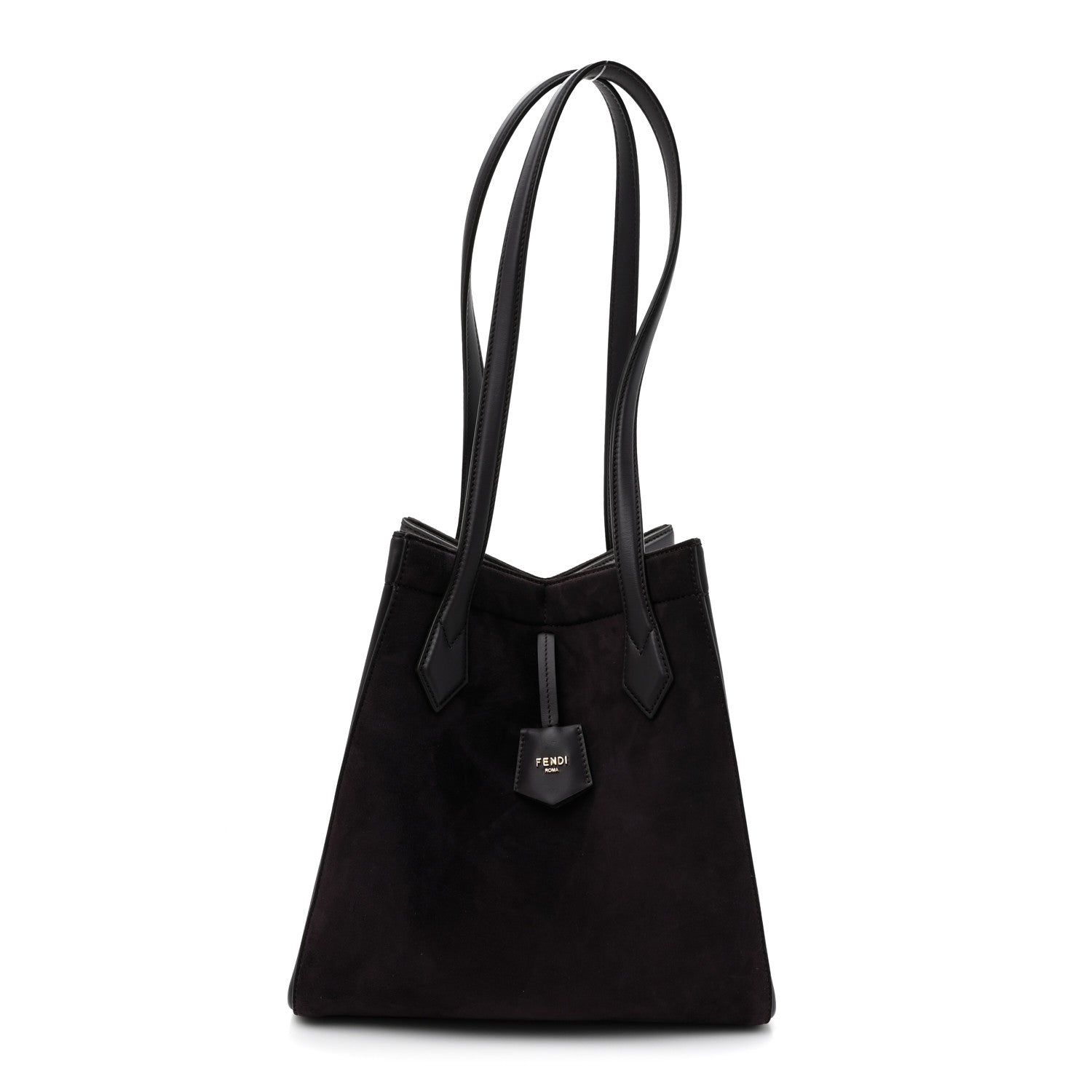 Fendi Vitello Grace Camoscio Medium Fendi Origami Plum 1 of 14