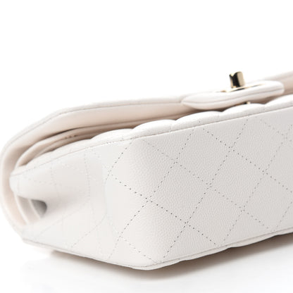 Chanel Caviar Quilted Small Double Flap White 6 of 11