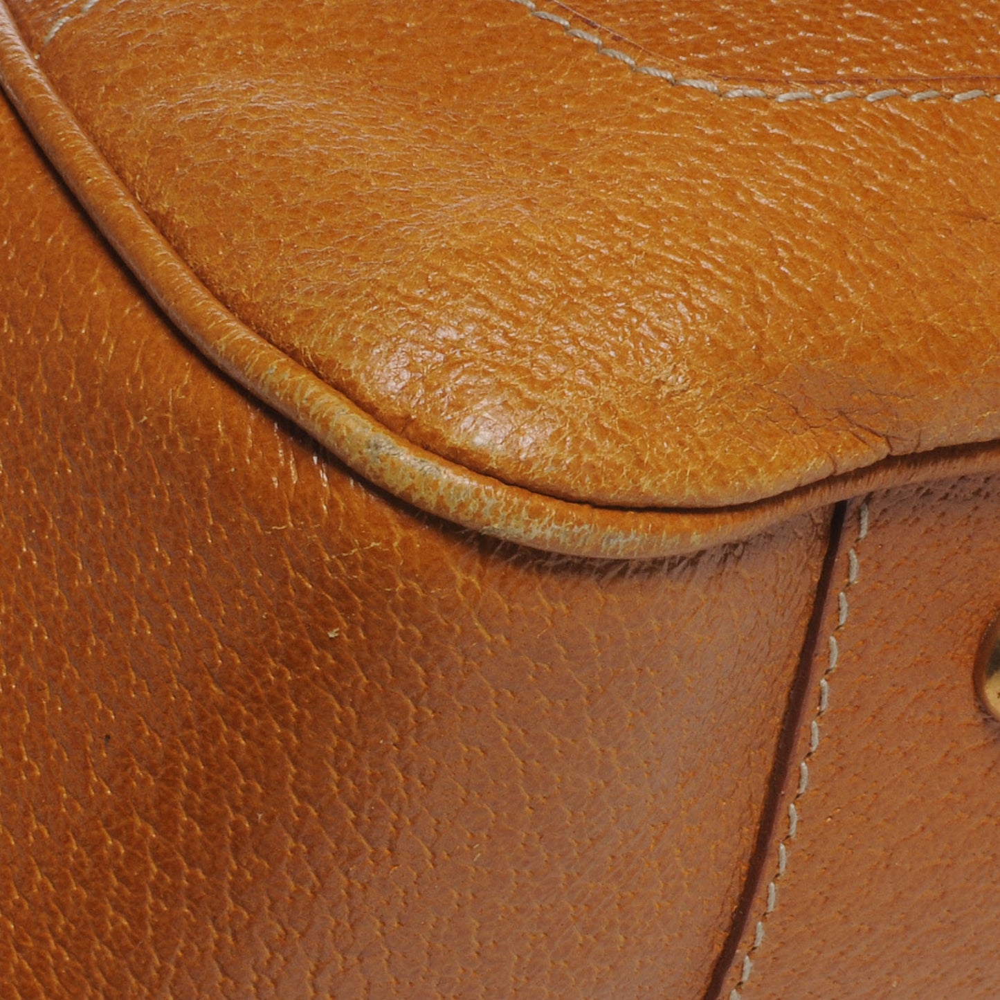 Leather Frame Tote Deserto