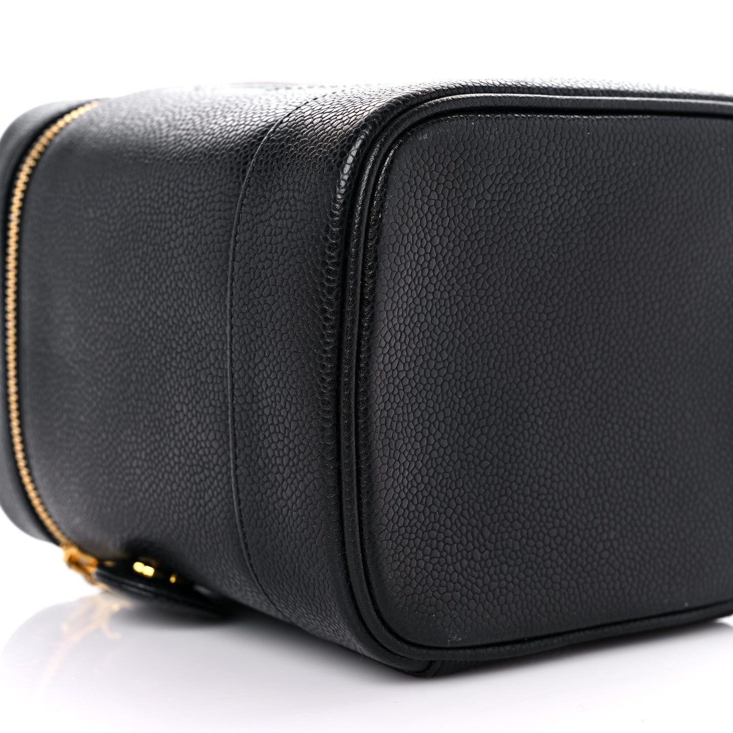 Chanel Caviar Vanity Cosmetic Case Black 9 of 13