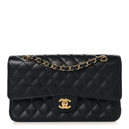 Chanel Caviar Quilted Medium Double Flap Black 1 of 10