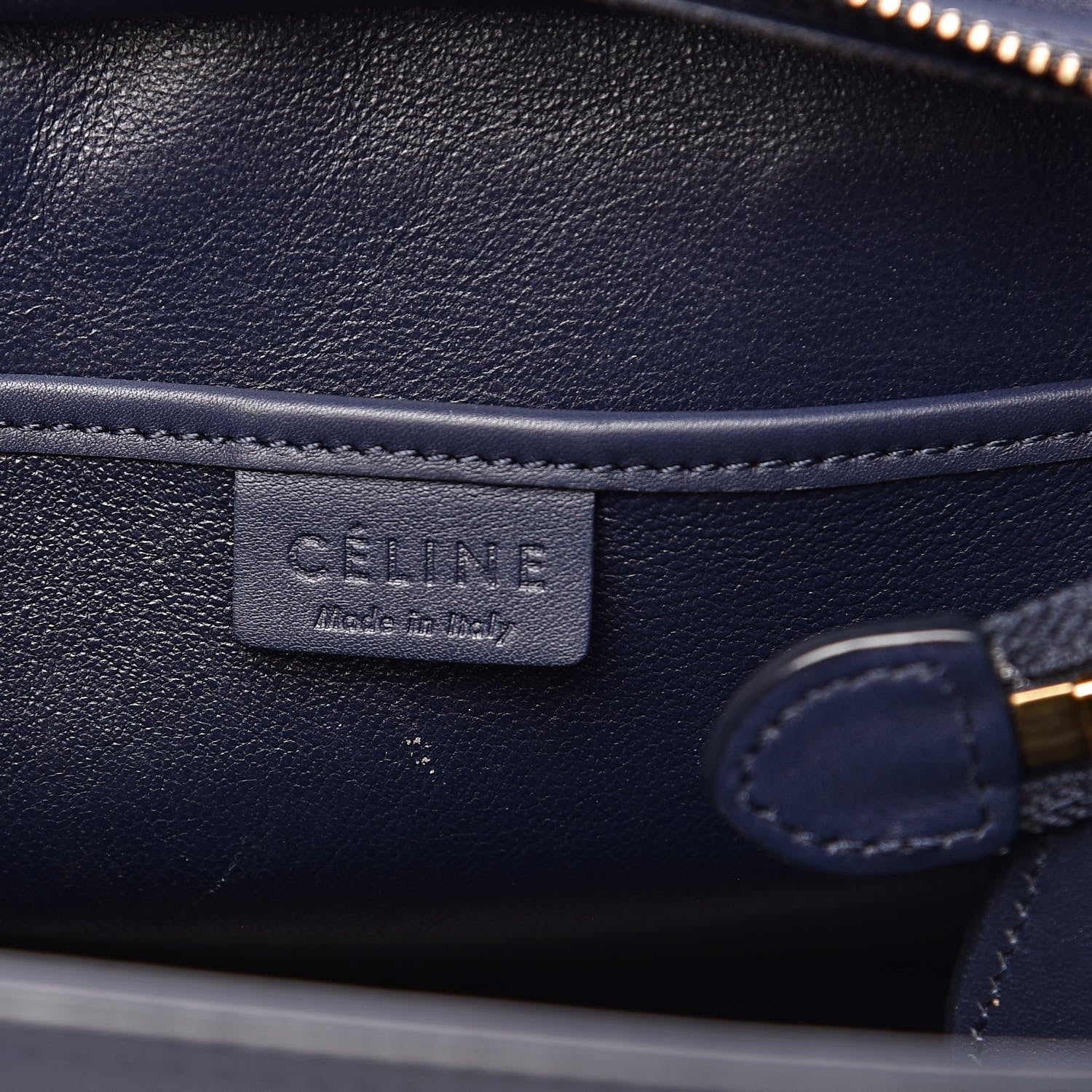 Celine Smooth Calfskin Nano Luggage Ink 6 of 13