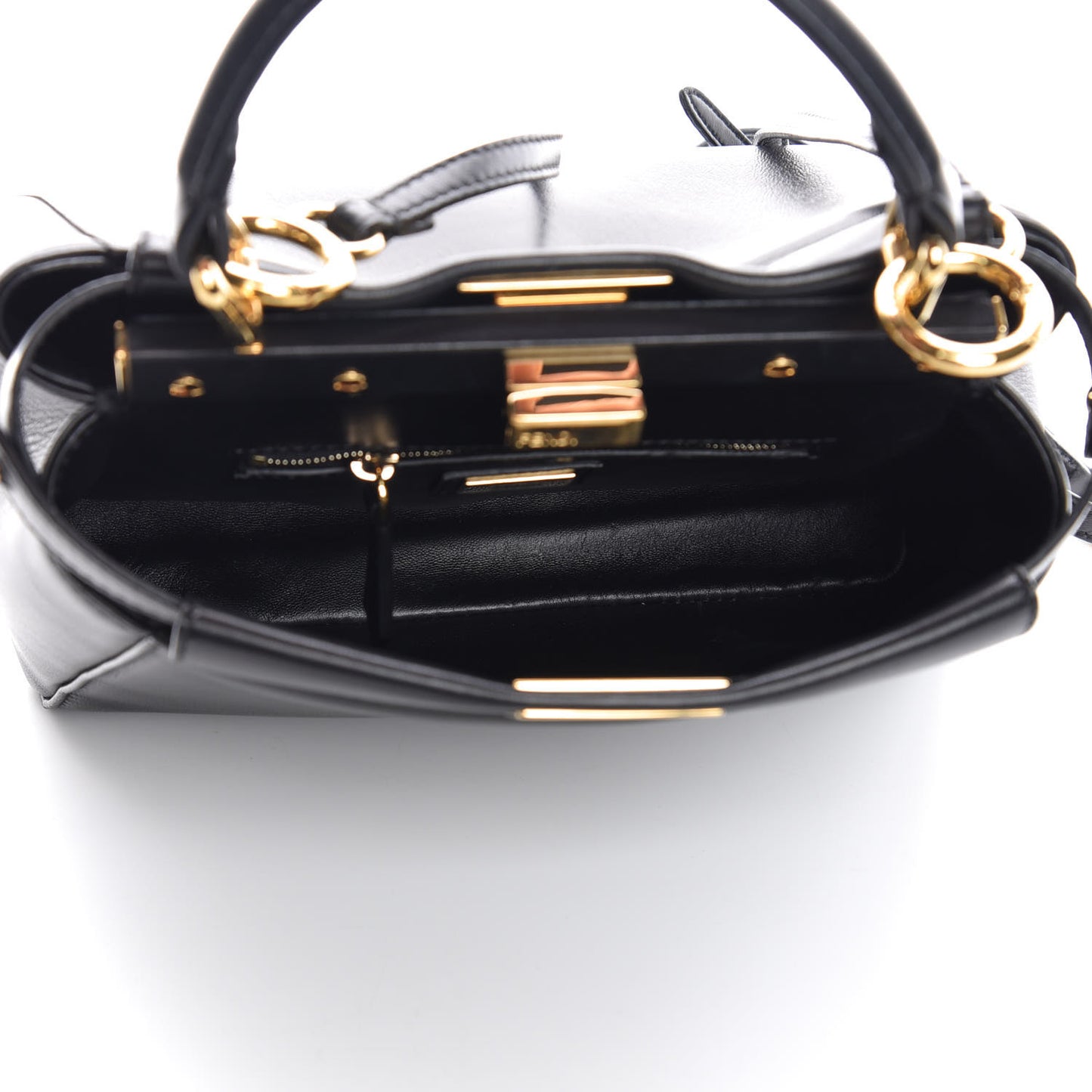 Nappa Mini Peekaboo Iconic Satchel Black