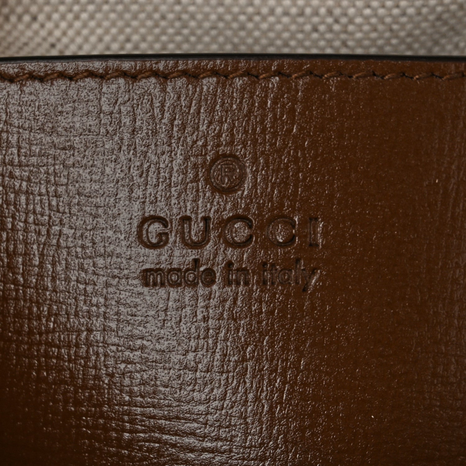 Gucci GG Supreme Monogram Web Mini Horsebit 1955 Shoulder Bag Beige Brown Sugar 6 of 10