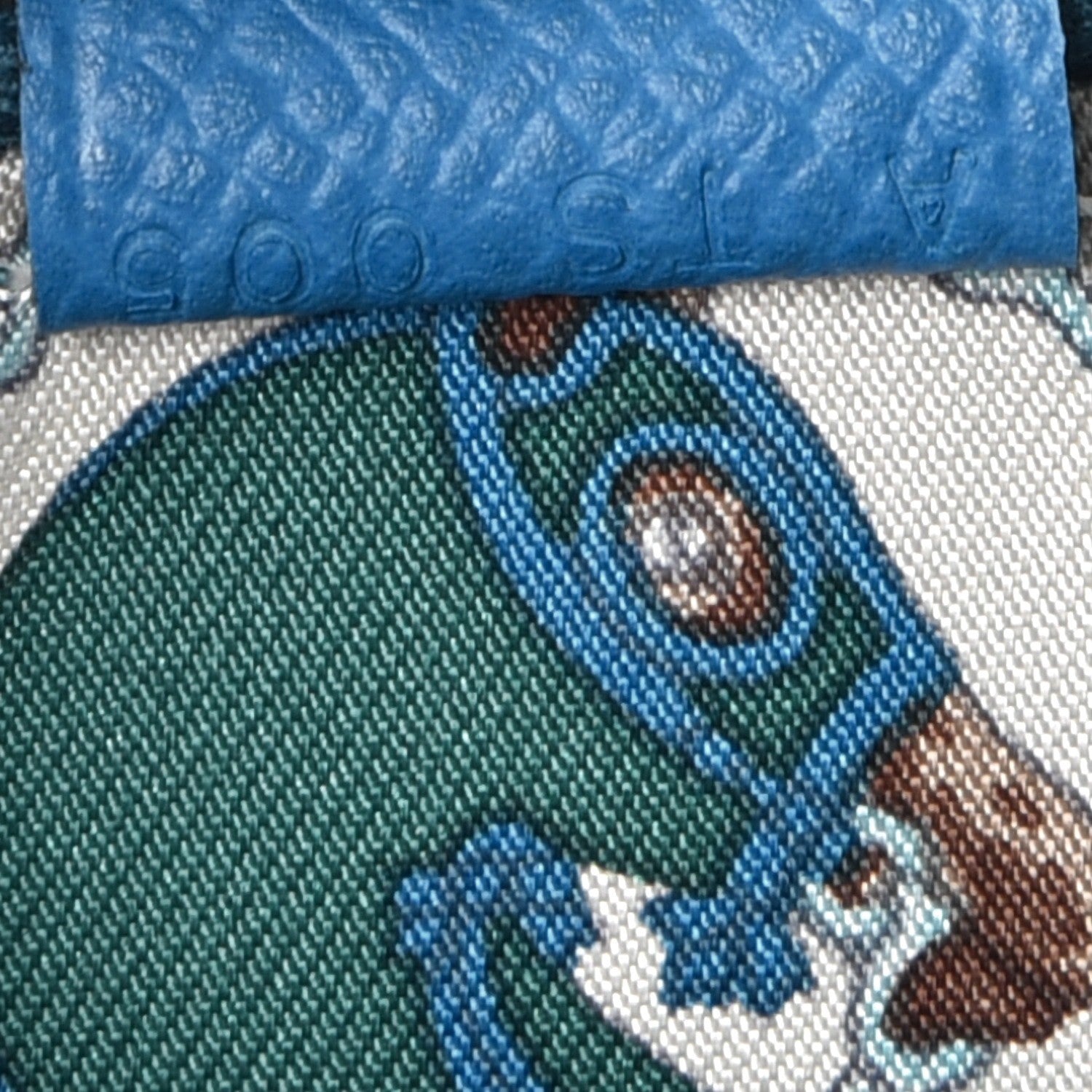 Hermes Epsom Silk'in Compact Wallet Bleu Zanzibar Fauve 7 of 7