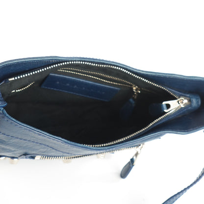 Balenciaga Agneau Giant 12 Silver Hardware Hip Bleu Mineral 5 of 7