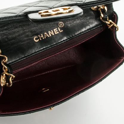 Chanel Lambskin Quilted Mini Square Flap Black 5 of 7