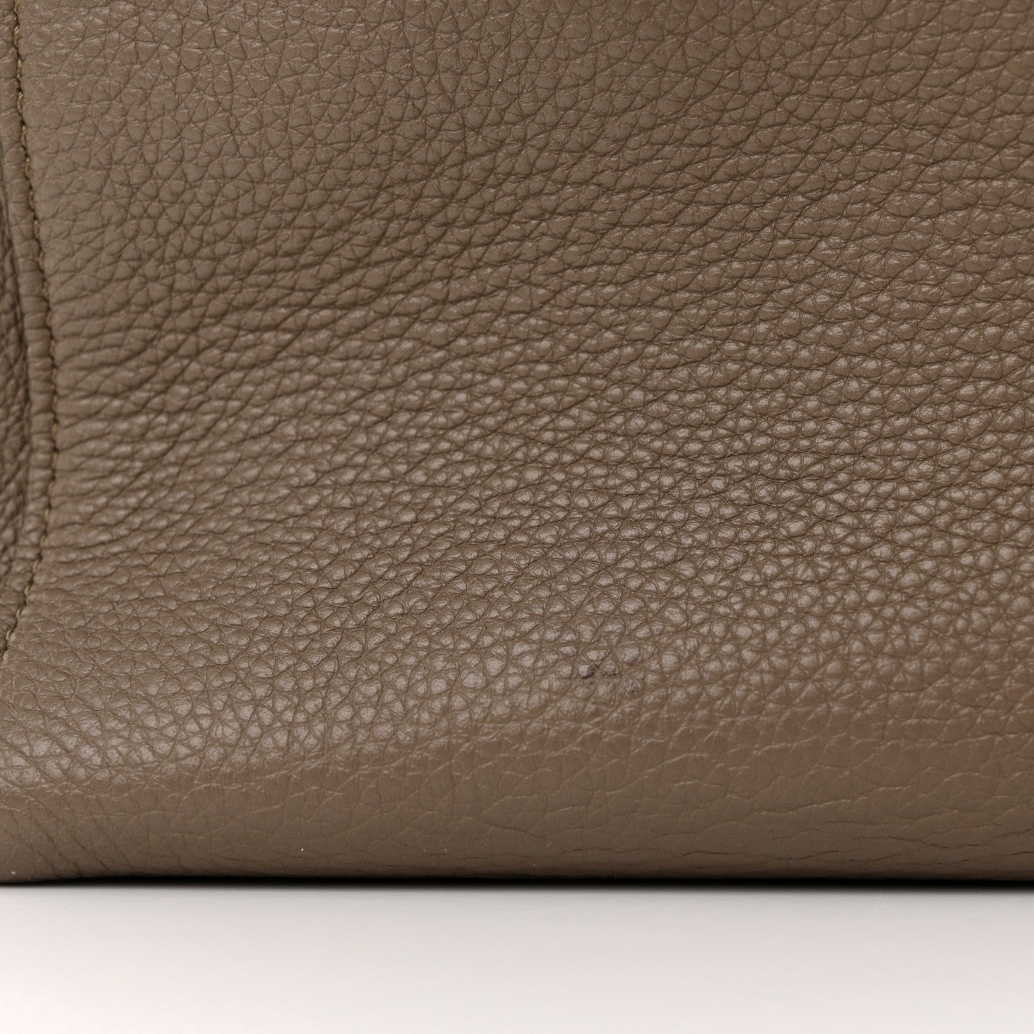 Celine Grained Calfskin Medium Horizontal Cabas Phantom Taupe 12 of 15