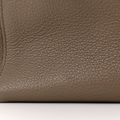 Celine Grained Calfskin Medium Horizontal Cabas Phantom Taupe 12 of 15