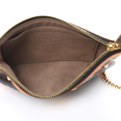 Louis Vuitton Monogram Multicolor Pochette Milla MM Black 5 of 10