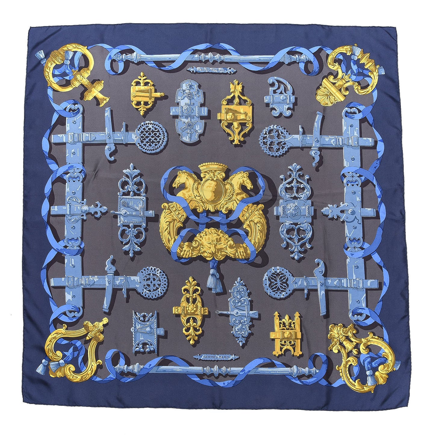 Silk Ferronnerie Scarf 90