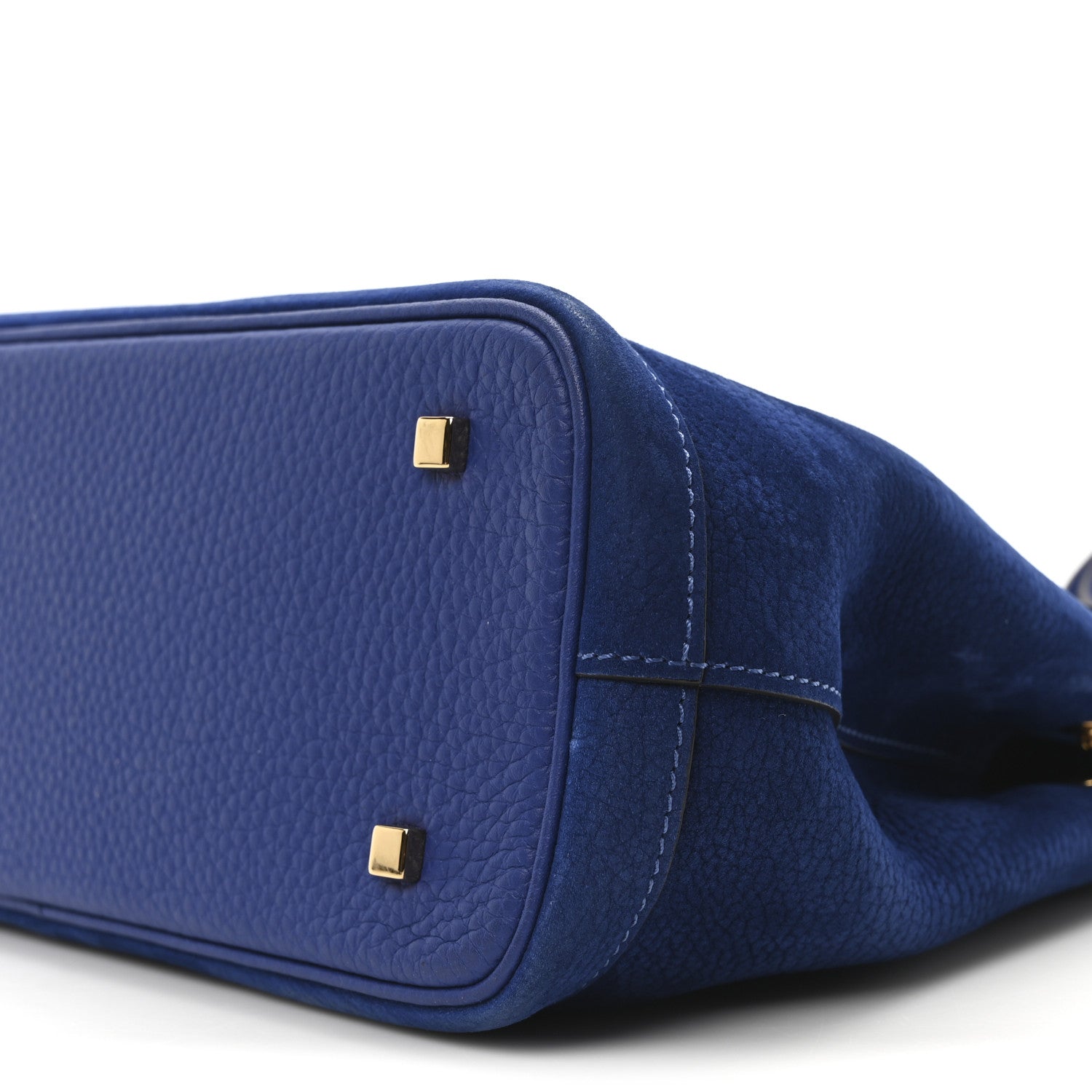Moynat Nubuck Gabby PM Blue 9 of 9