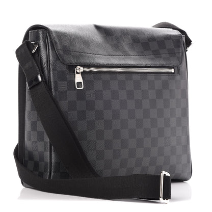 Louis Vuitton Damier Graphite District MM 3 of 10