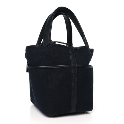 Hermes Toile Goeland Swift Cargo Picotin Lock 18 Caban Black 3 of 11