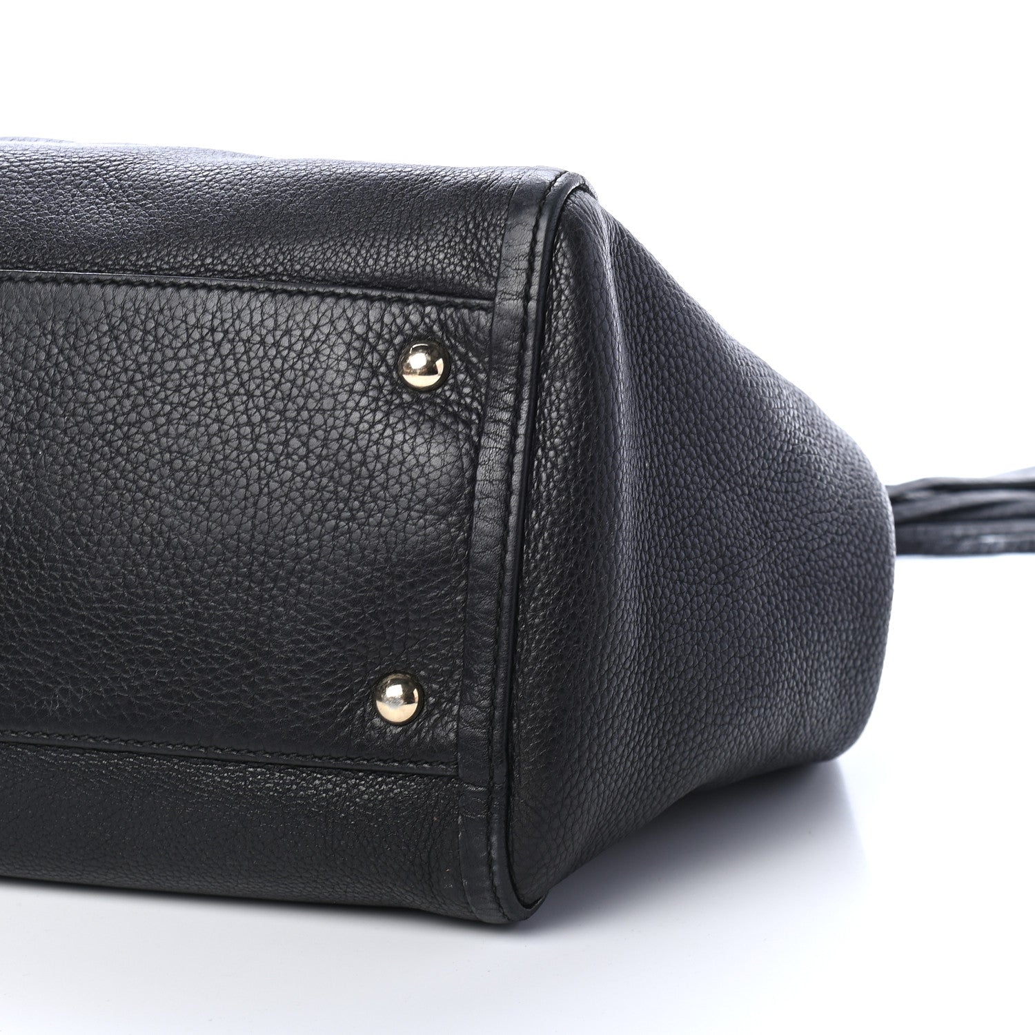 Gucci Pebbled Calfskin Medium Soho Shoulder Bag Black 9 of 11