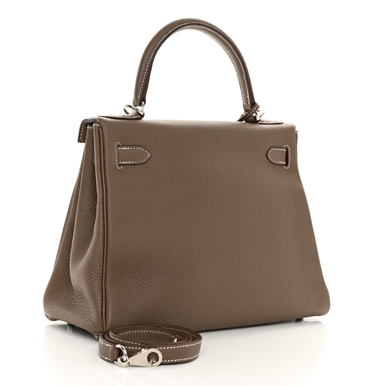 Hermes Togo Kelly Retourne 28 Etoupe 2 of 12
