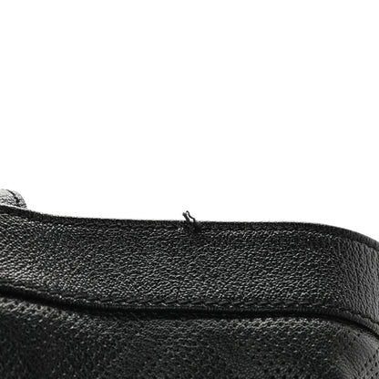 Chanel Goatskin Perforated Large CC Tote Black 10 of 13