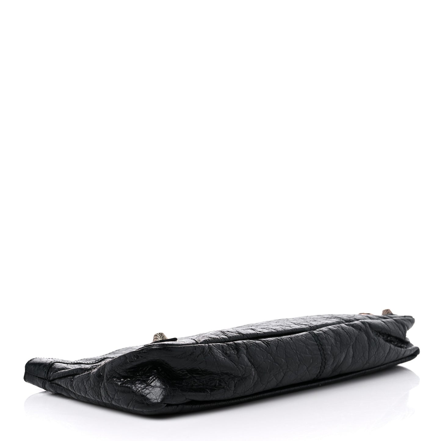 Agneau Giant 12 Gold Hardware Premier Clutch Black