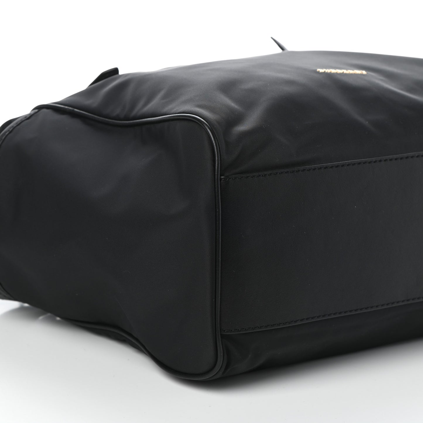 Nylon House Check Diaper Tote Black