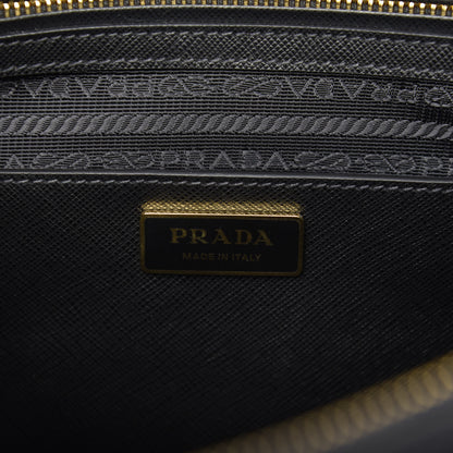Prada Saffiano Medium Galleria Double Zip Tote Black 6 of 11