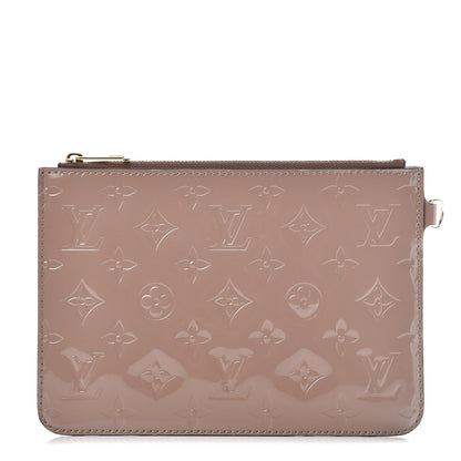 Louis Vuitton Vernis Long Beach Neverfull PM Pochette Taupe Glace 1 of 5