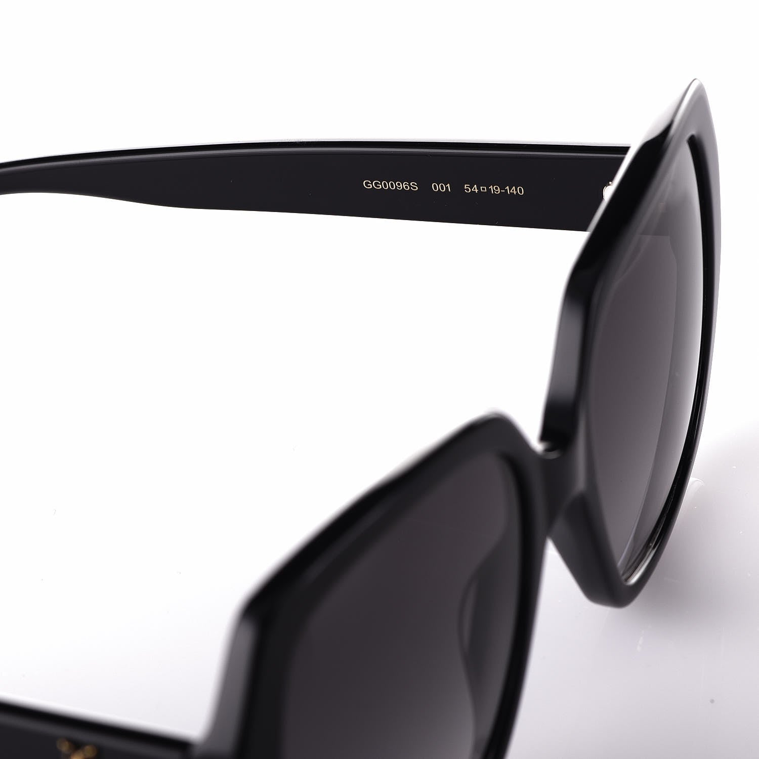 Gucci Acetate Square Frame GG0096S Sunglasses Black 6 of 8