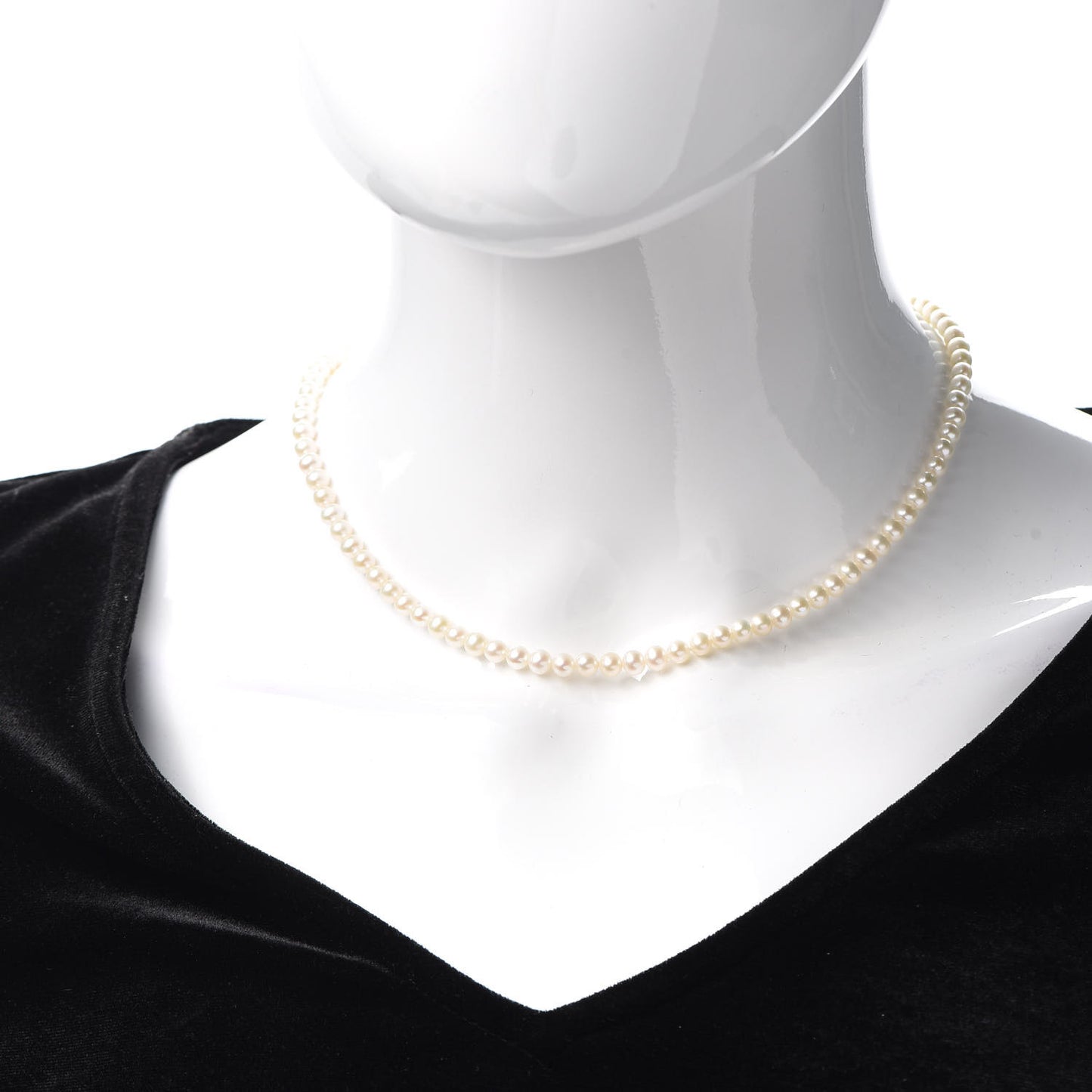 Sterling Silver Pearl 5-6mm Ziegfeld Necklace