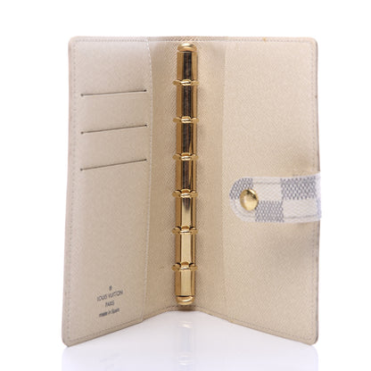 Louis Vuitton Damier Azur Small Ring Agenda Cover 5 of 10