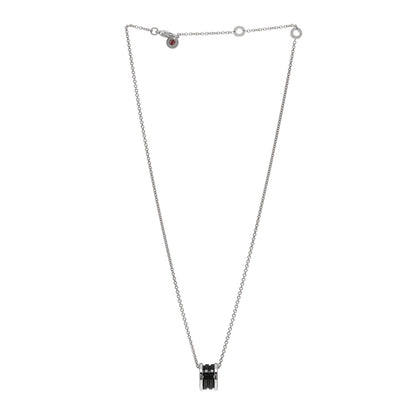 Bulgari Sterling Silver Ceramic Save The Children Pendant Necklace 2 of 4