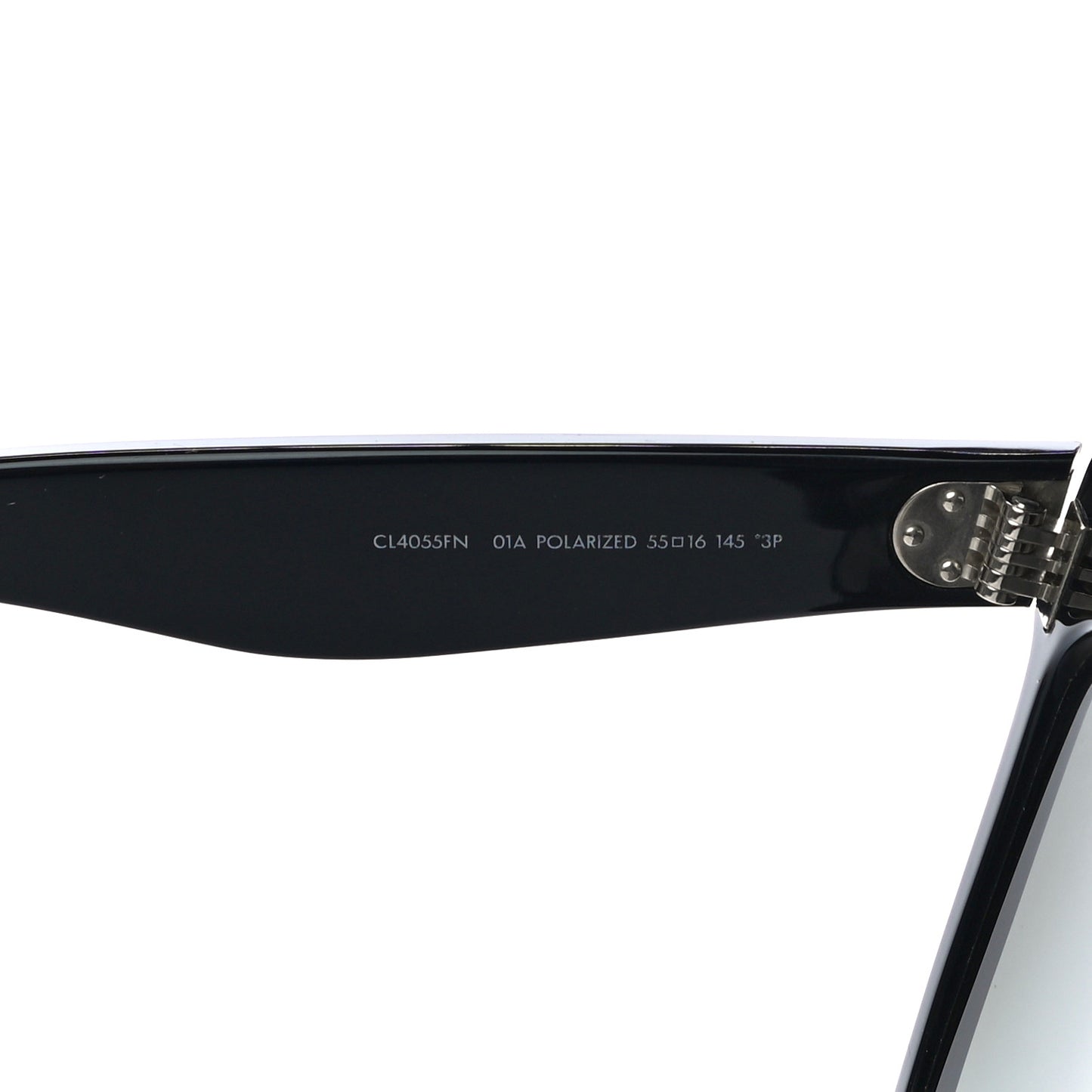 Acetate Polarized Oversized Sunglasses CL4055FN Black