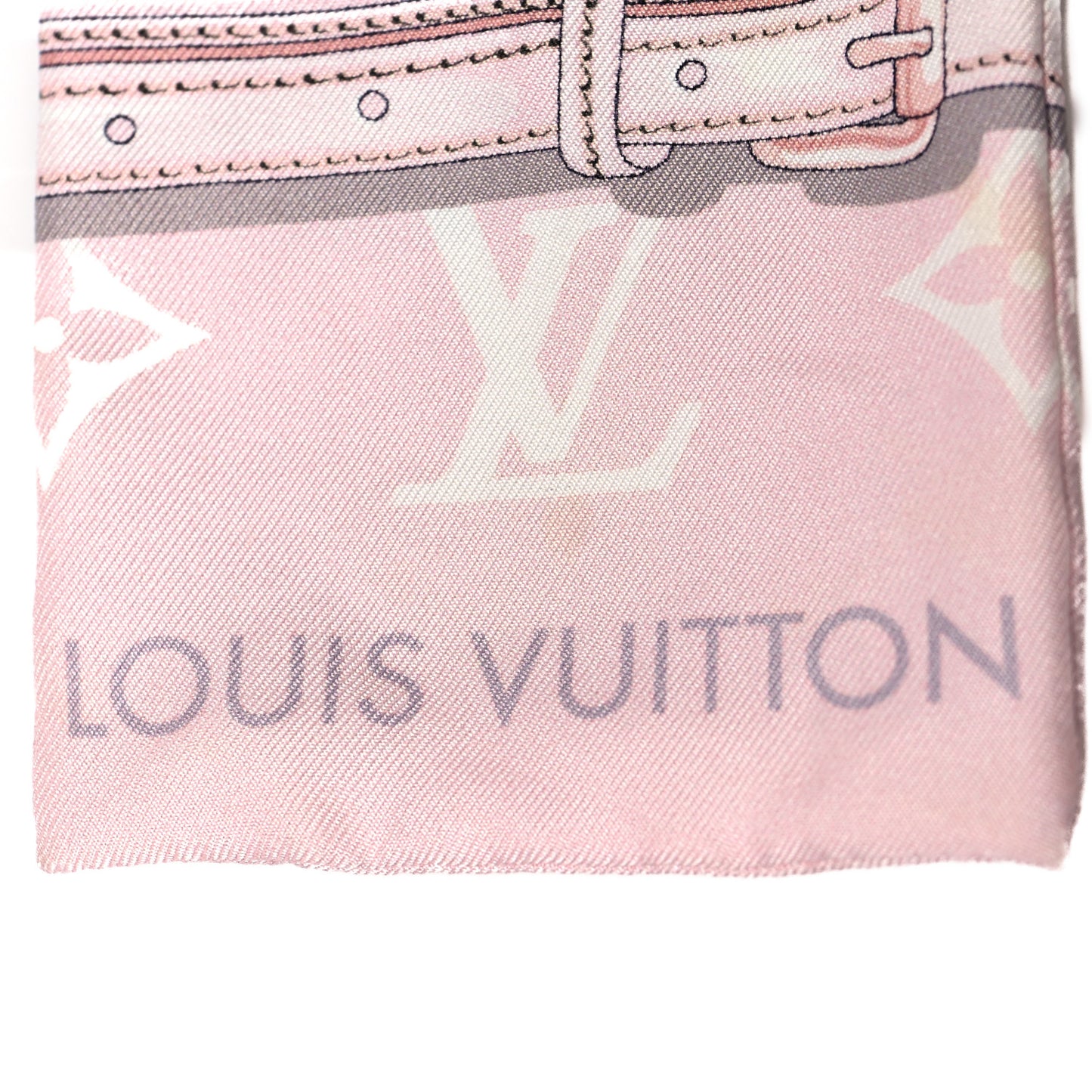 Silk Monogram Confidential Bandeau Light Pink