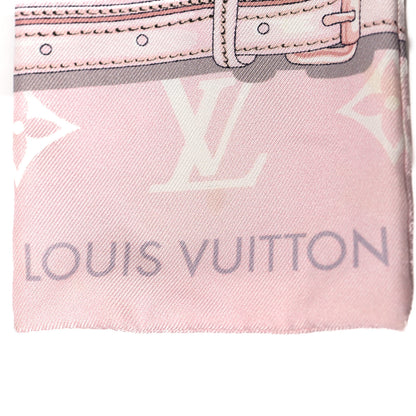 Louis Vuitton Silk Monogram Confidential Bandeau Light Pink 4 of 5
