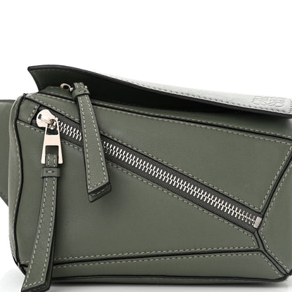 Loewe Calfskin Mini Puzzle Bumbag Dark Sage 8 of 13