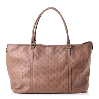 Gucci Guccissima Vitello Tender Large Joy Tote Winter Rose 1 of 10