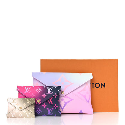 Louis Vuitton Monogram Giant Spring In The City Kirigami Pochette Set Sunrise Pastel Midnight Fuchsia Sunset Kaki 11 of 11