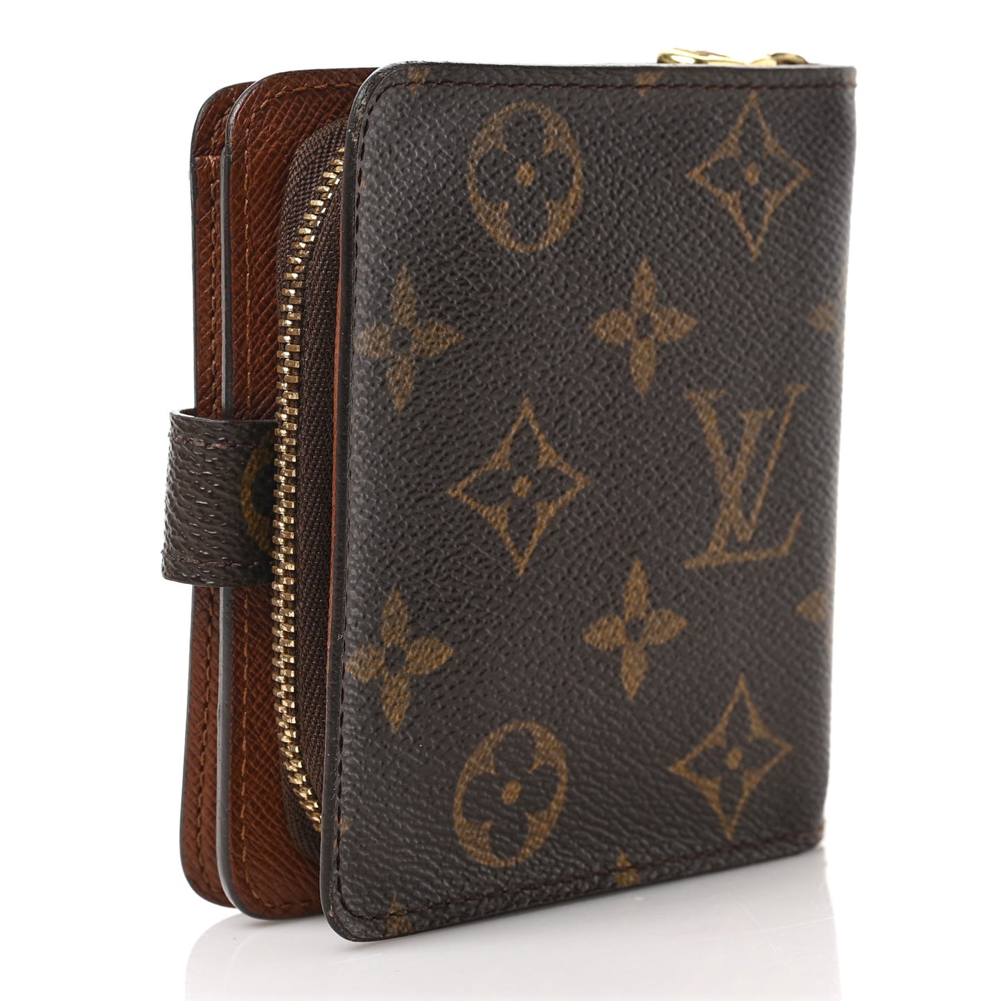Monogram Compact Zippe Zipped Wallet