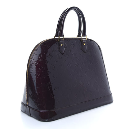 Louis Vuitton Vernis Alma GM Amarante 2 of 8