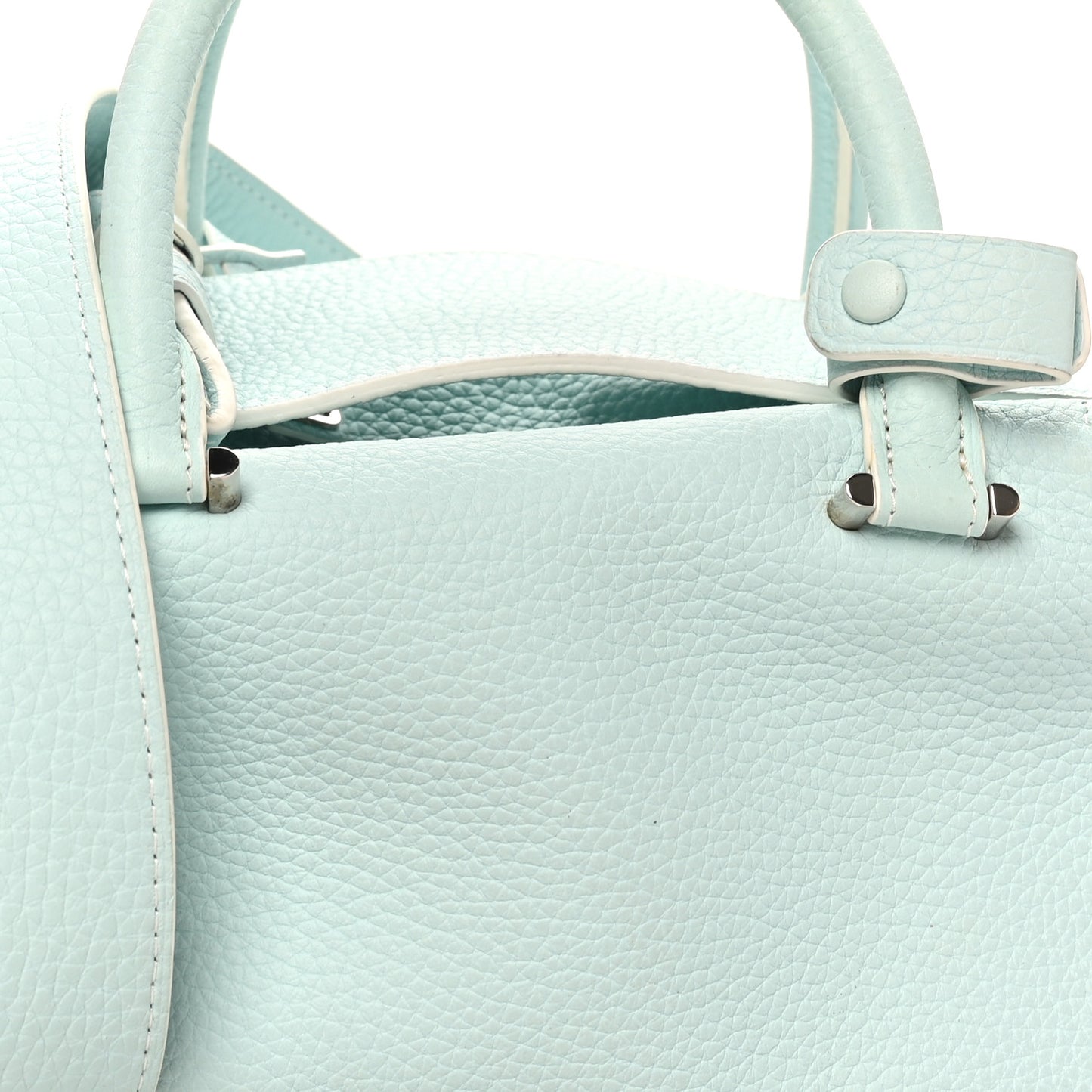 Taurillon Soft Mini Cool Box Satchel Light Blue
