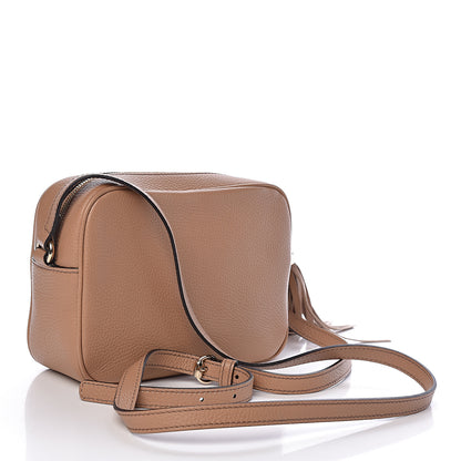 Gucci Pebbled Calfskin Small Soho Disco Bag Camelia 3 of 10