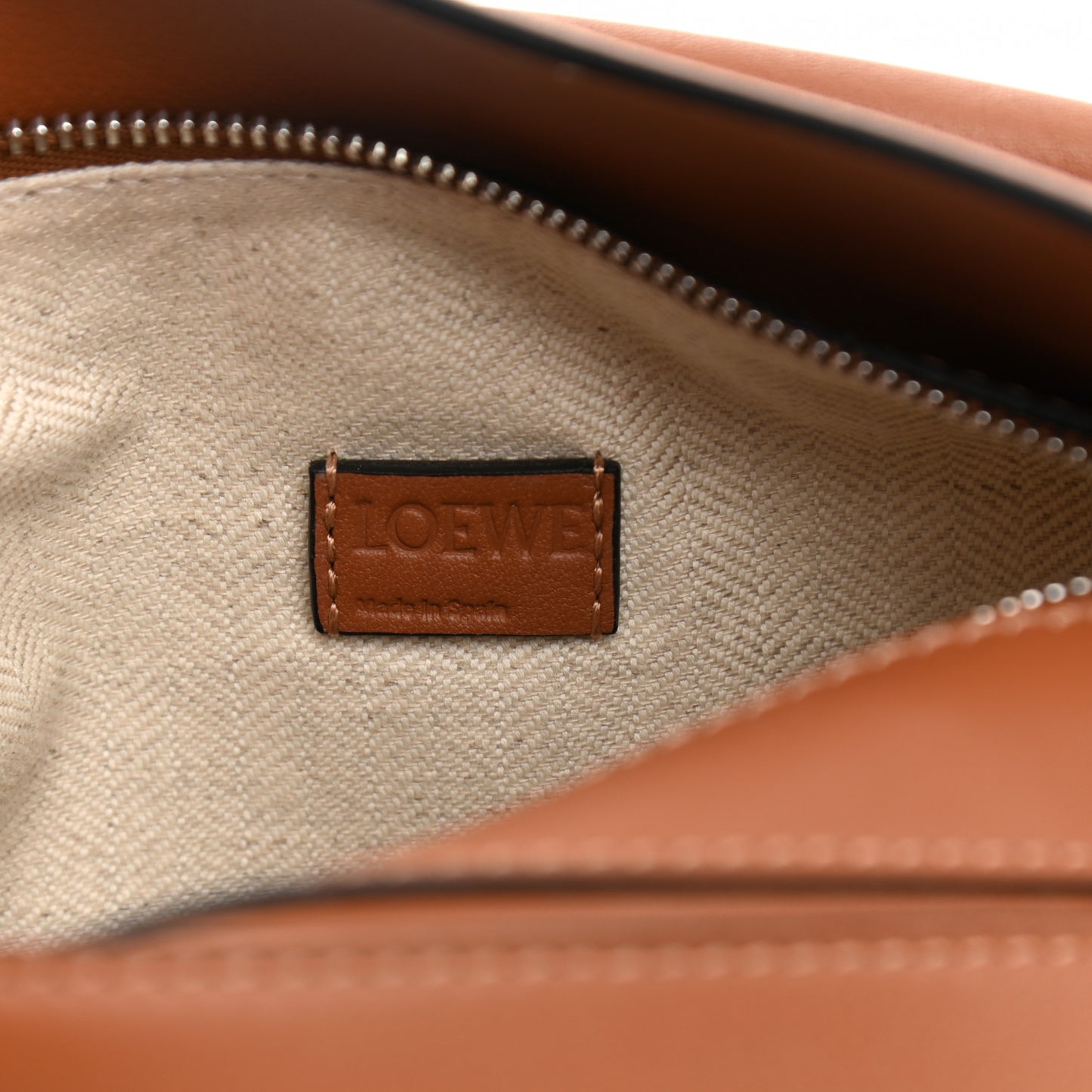 Calfskin Mini Puzzle Bag Tan